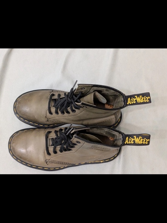 Dr Martens 1460 Vintage MIE Olive Green Leather Boots Made in England Men’s US 7 main image 4